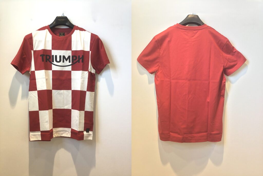 Cullen Checkerboard Tee / Red