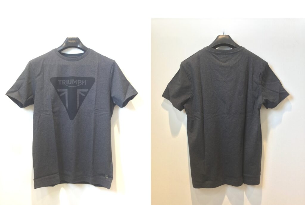 Helston Printed Logo Tee / Black Marl