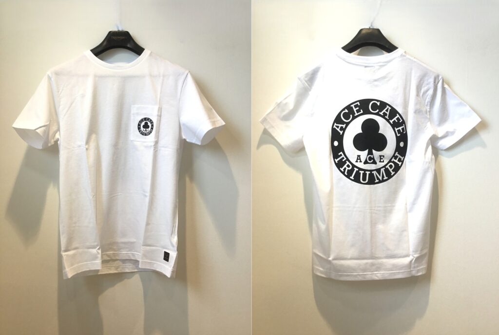 Ace Cafe Pocket Tee / White