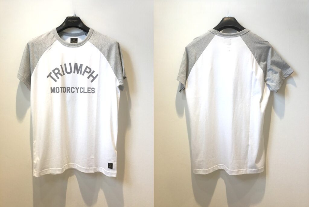 Saltern Contrast Sleeve Tee / WhiteGreyMarl