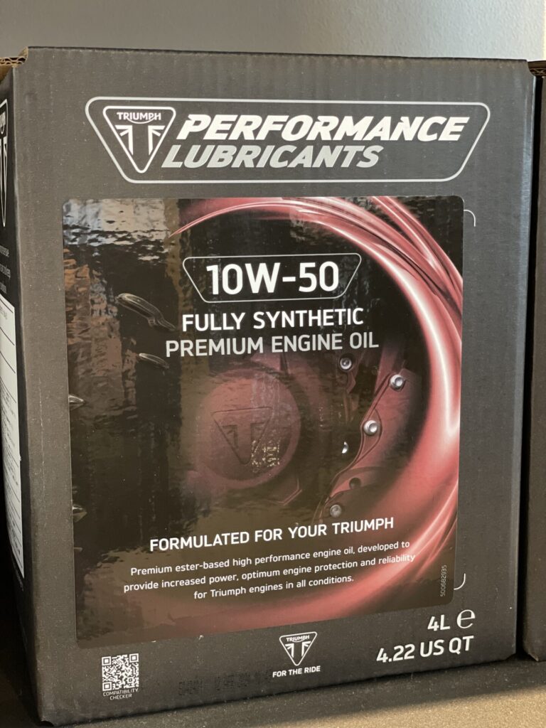 トライアンフ パフォーマンス ルーブリカンツ　エンジンオイル 10W-50：4ℓ
